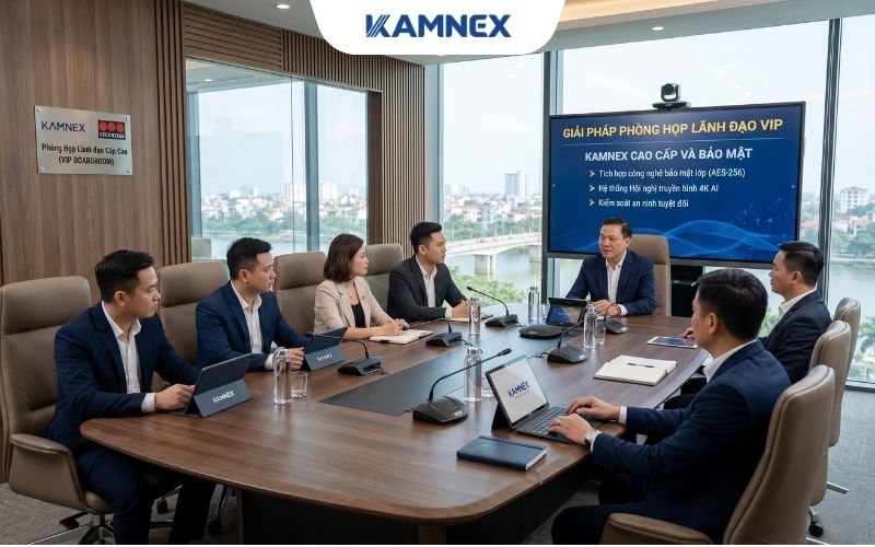 Giải pháp phòng họp Lãnh đạo VIP - Cao cấp và Bảo mật