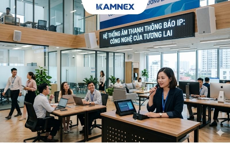 Hệ thống âm thanh thông báo IP Công nghệ của tương lai