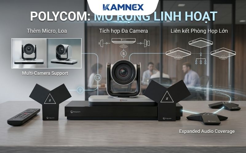 Khả năng mở rộng linh hoạt của Poly G7500