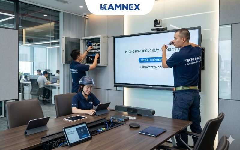 Lắp đặt phòng họp không giấy trọn gói cho doanh nghiệp