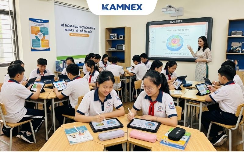 Lợi ích thực tế khi đầu tư đầy đủ thiết bị lớp học thông minh tại Kamnex