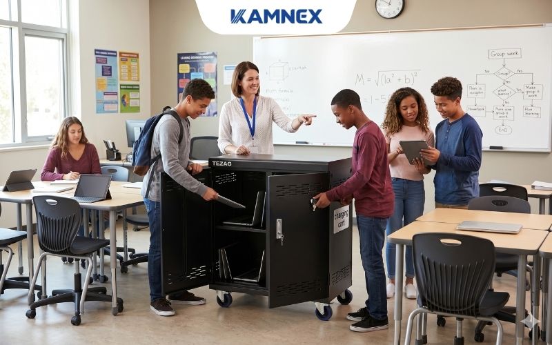 Lợi ích thực tế khi sử dụng tủ sạc thông minh trong trường học