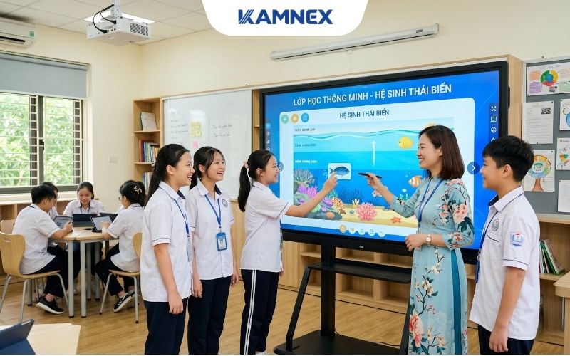 Thiết bị hiển thị và tương tác – Trung tâm của lớp học hiện đại