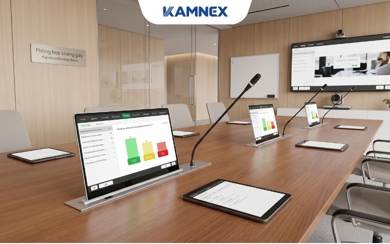 Thiết kế đột phá của Vissonic VIS-SCM Độ mỏng tối ưu, tích hợp micro ẩn