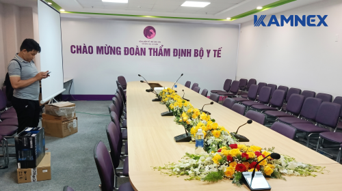 KAMNEX triển khai giải pháp cho thuê thiết bị họp cho Bệnh viện