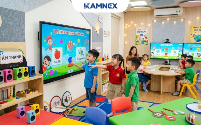 Ứng dụng âm thanh và hình ảnh trong phòng học thông minh cho trẻ nhỏ