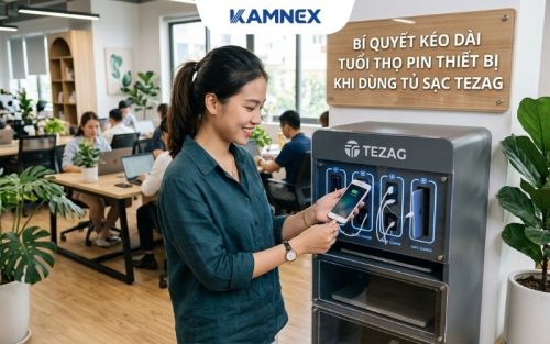 Bí Quyết Kéo Dài Tuổi Thọ Pin Thiết Bị Khi Dùng Tủ Sạc Tezag