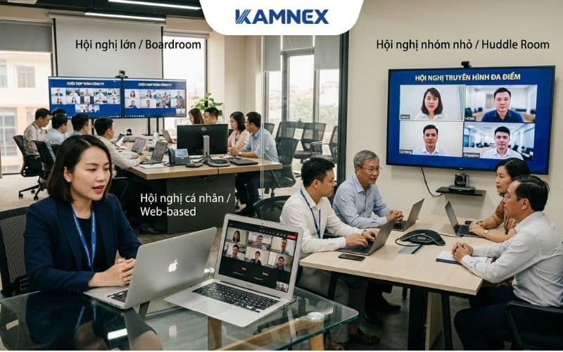 Các loại hình hội nghị truyền hình phổ biến