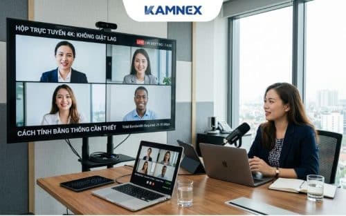 Cách Tính Băng Thông Họp Trực Tuyến 4K Không Giật Lag