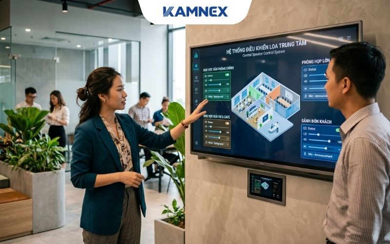 Cách thiết lập nhóm loa theo từng khu vực chức năng trên phần mềm trung tâm