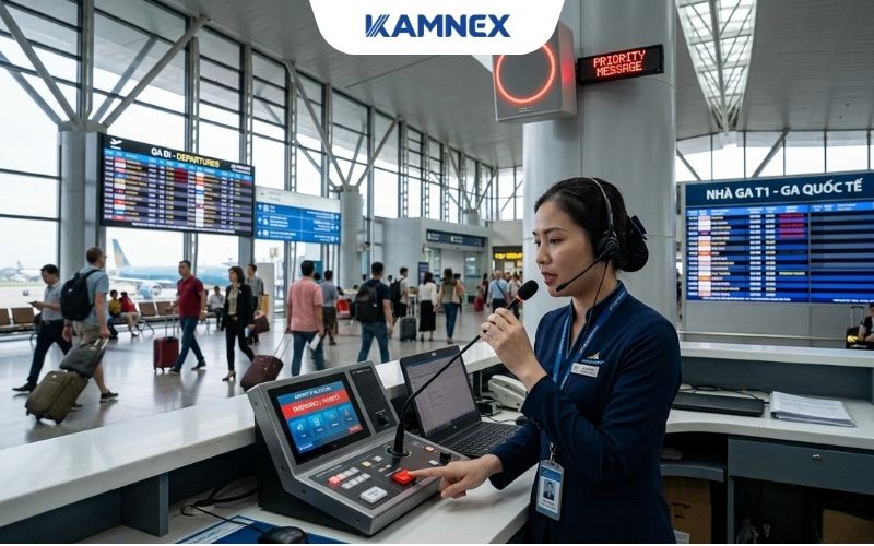 Cơ chế Priority (quyền ưu tiên) trong hệ thống âm thanh thông báo IP