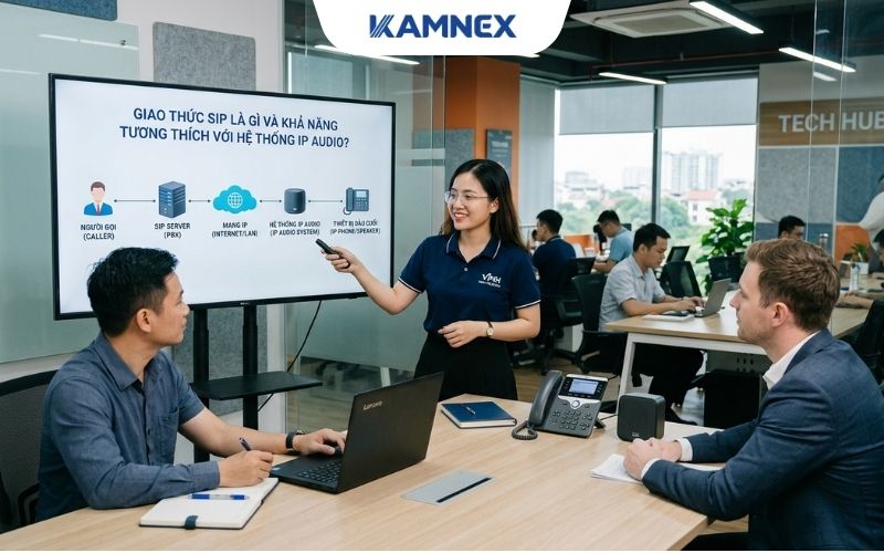Giao thức SIP là gì và khả năng tương thích với hệ thống IP Audio