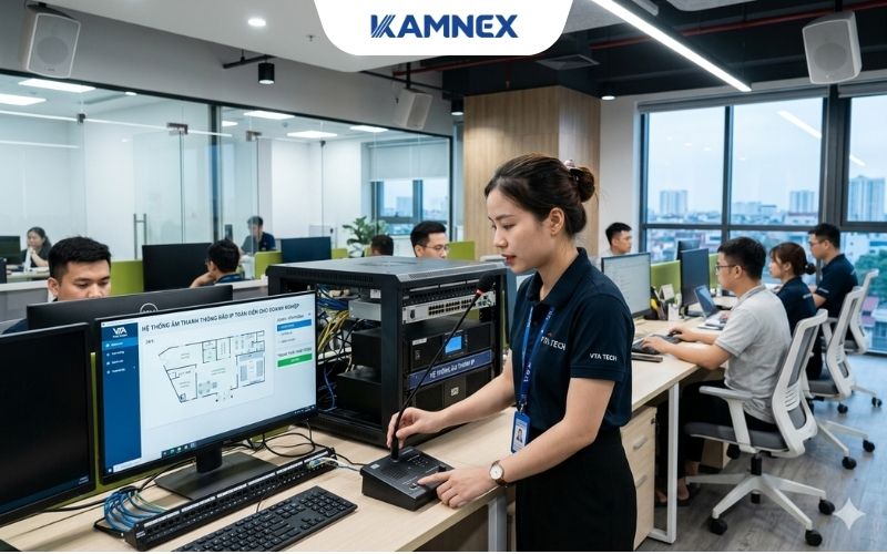 Hệ Thống Âm Thanh Thông Báo IP Toàn Diện Cho Doanh Nghiệp