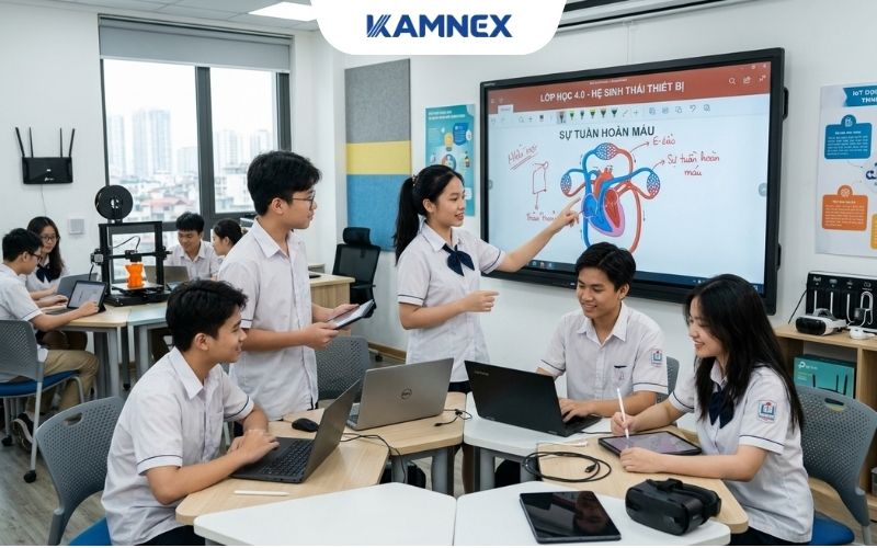 Hệ sinh thái thiết bị không thể thiếu trong lớp học 4.0