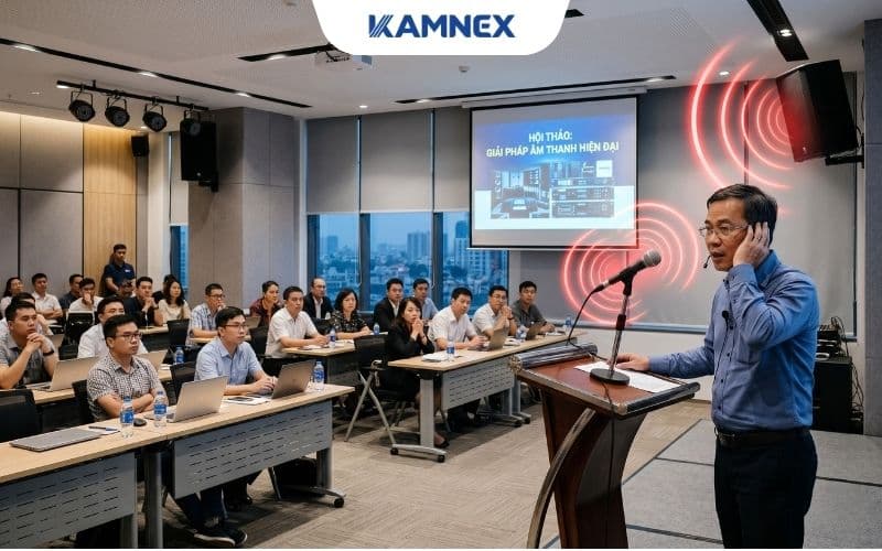 Nguyên nhân gây ra tiếng hú rít trong phòng họp hội thảo
