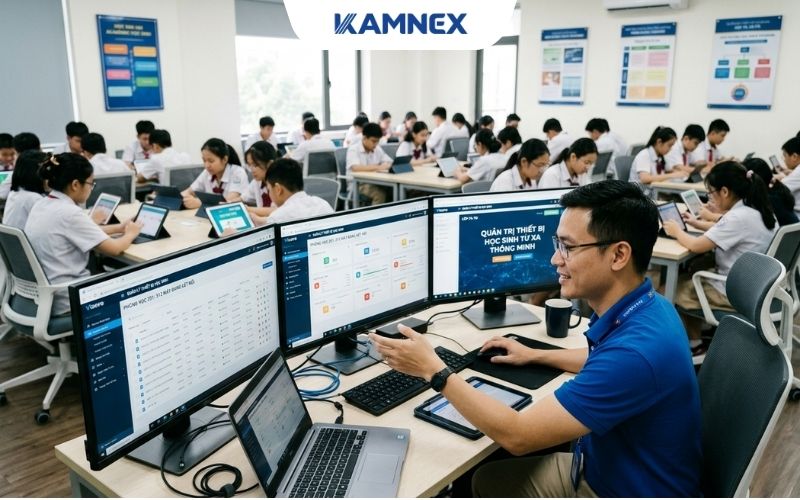 Quản Trị Hàng Trăm Máy Tính Bảng Học Sinh Từ Xa Thông Minh