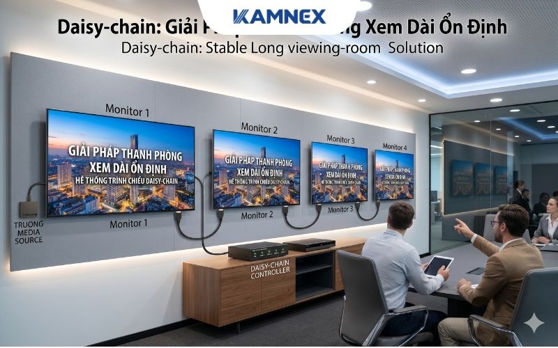 Sơ Đồ Daisy-chain Giải Pháp Thanh Phòng Xem Dài Ổn Định
