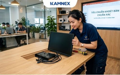 Tiêu Chuẩn Khoét Bàn Chuẩn Xác Cho Tủ Màn Hình