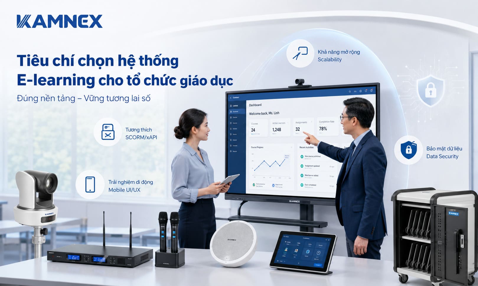 các hệ thống lms phổ biến trong giáo dục là