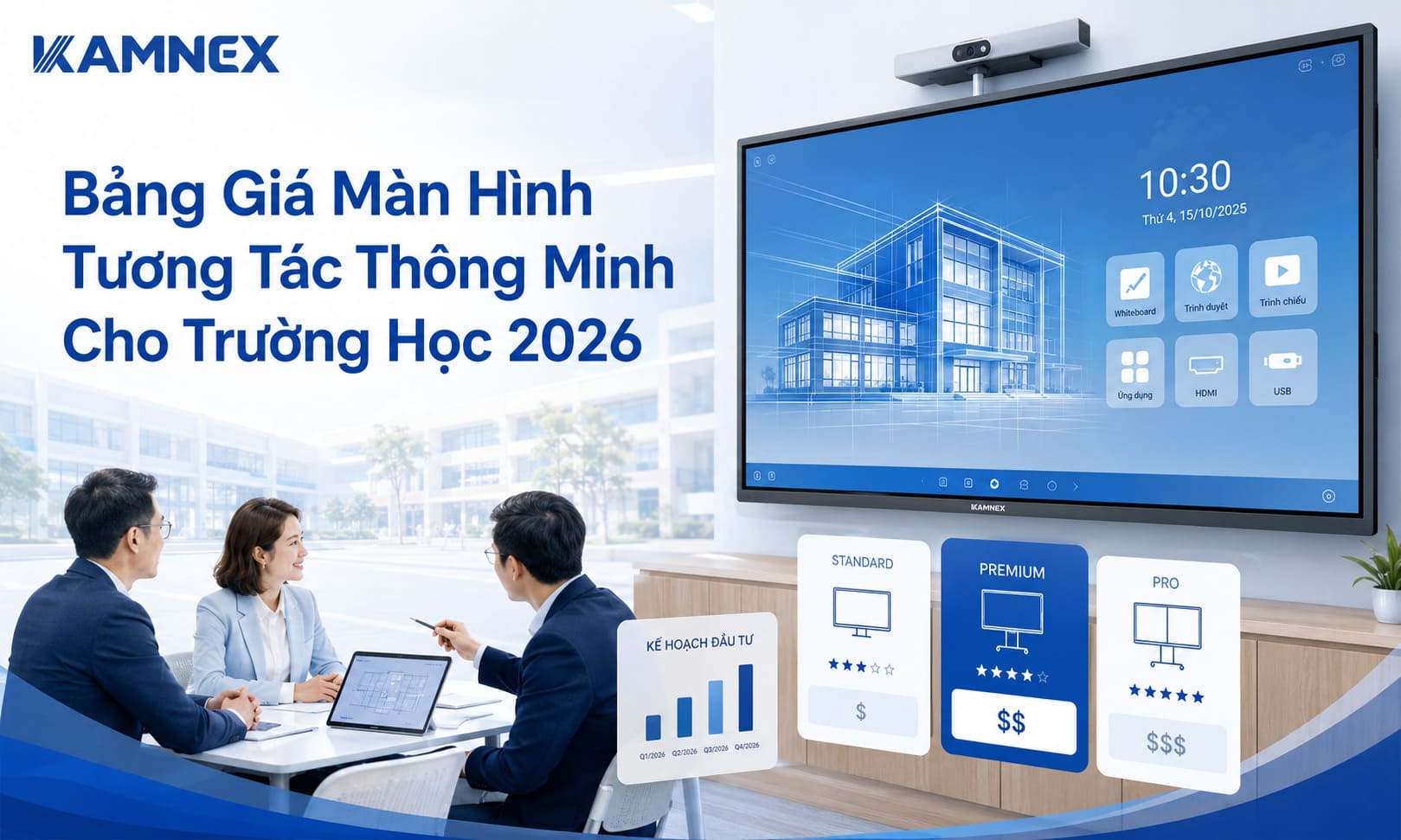 màn hình tương tác cho lớp học