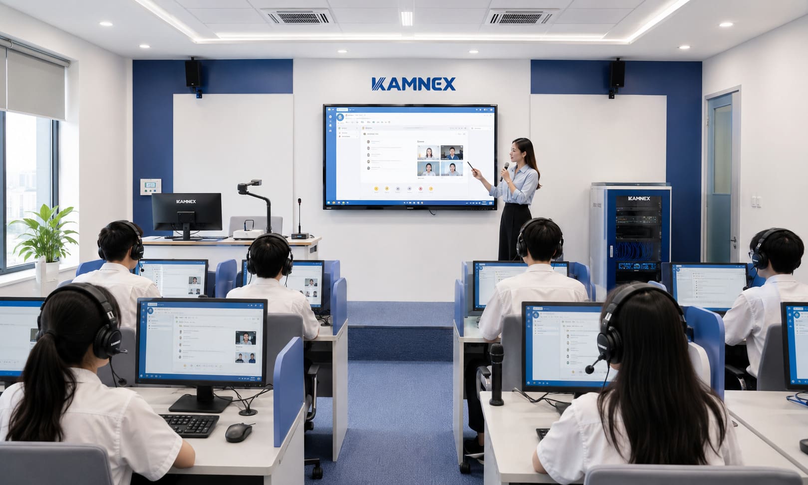 phòng học ngoại ngữ thông dụng là gì