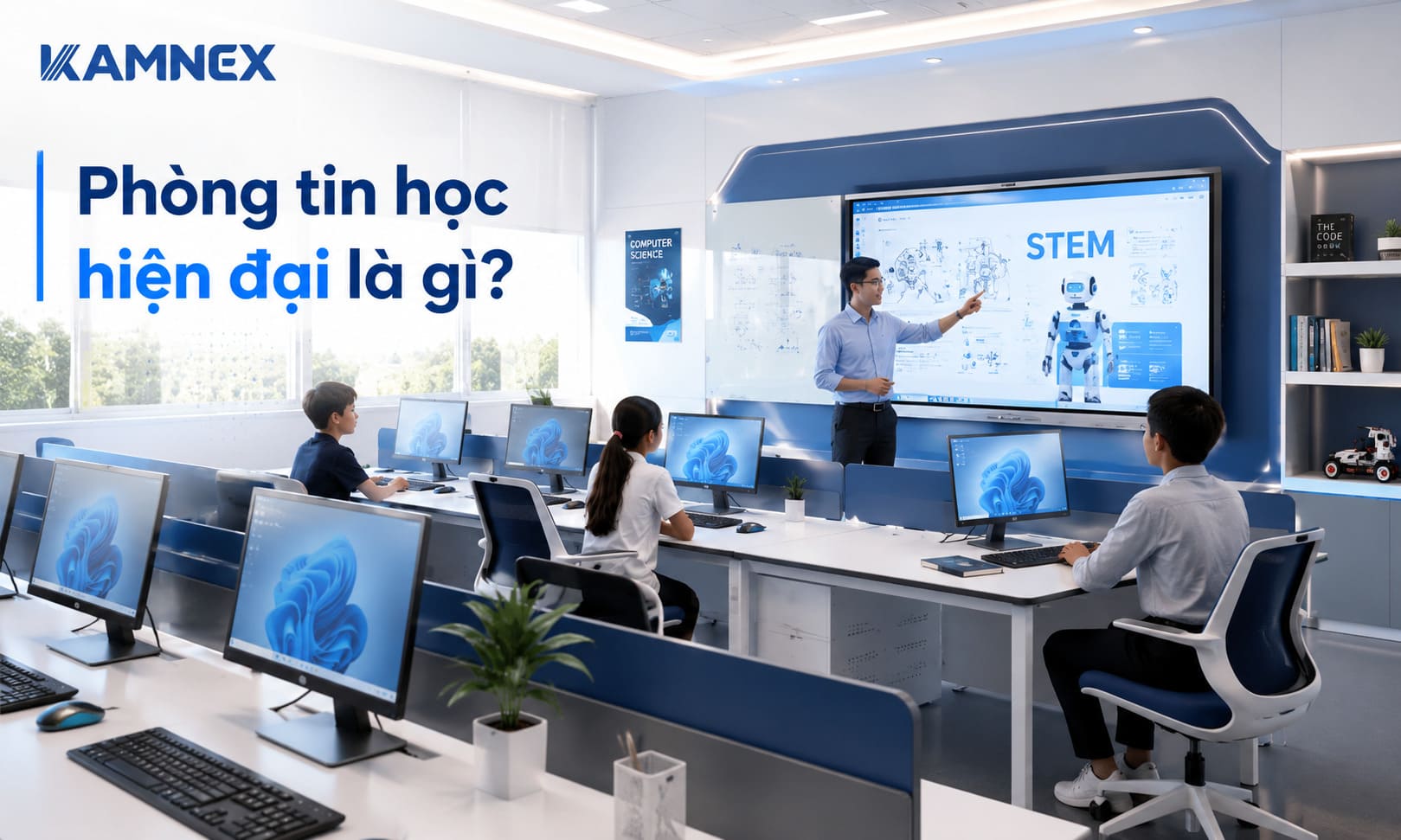 phòng tin học hiện đại