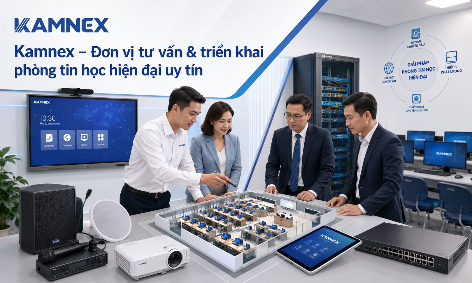 phòng tin học hiện đại