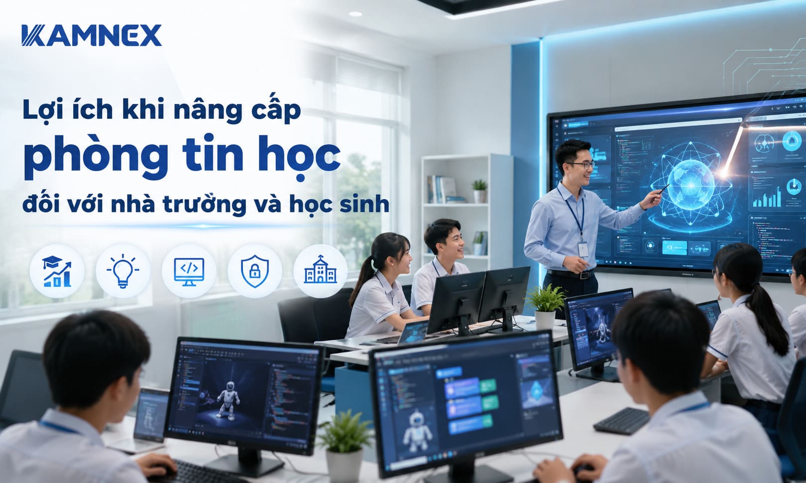 phòng tin học hiện đại