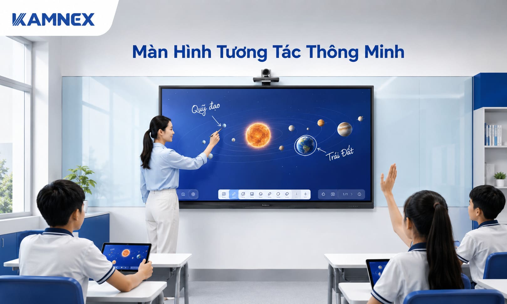 các thiết bị công nghệ cần thiết cho phòng học