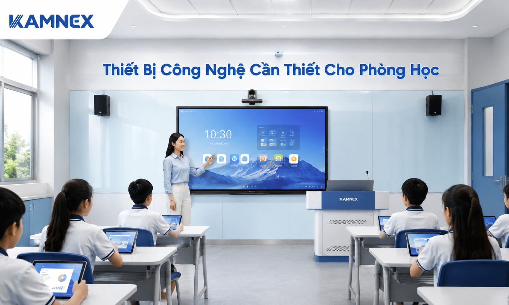 các thiết bị công nghệ cần thiết cho phòng học