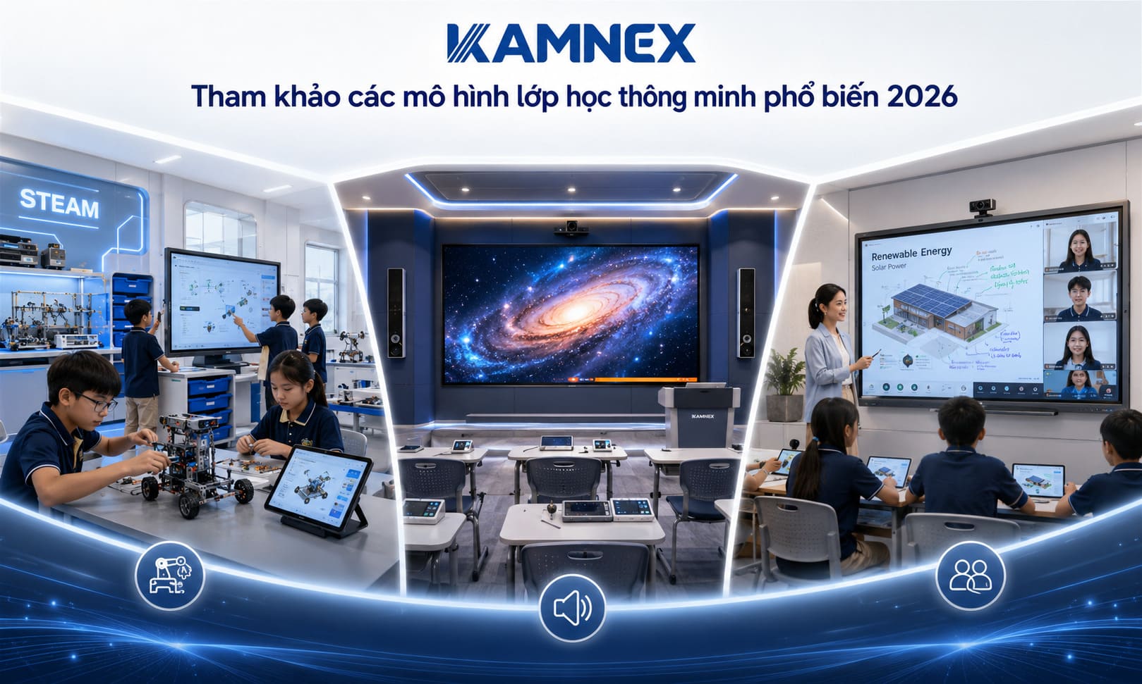 thiết kế phòng học thông minh