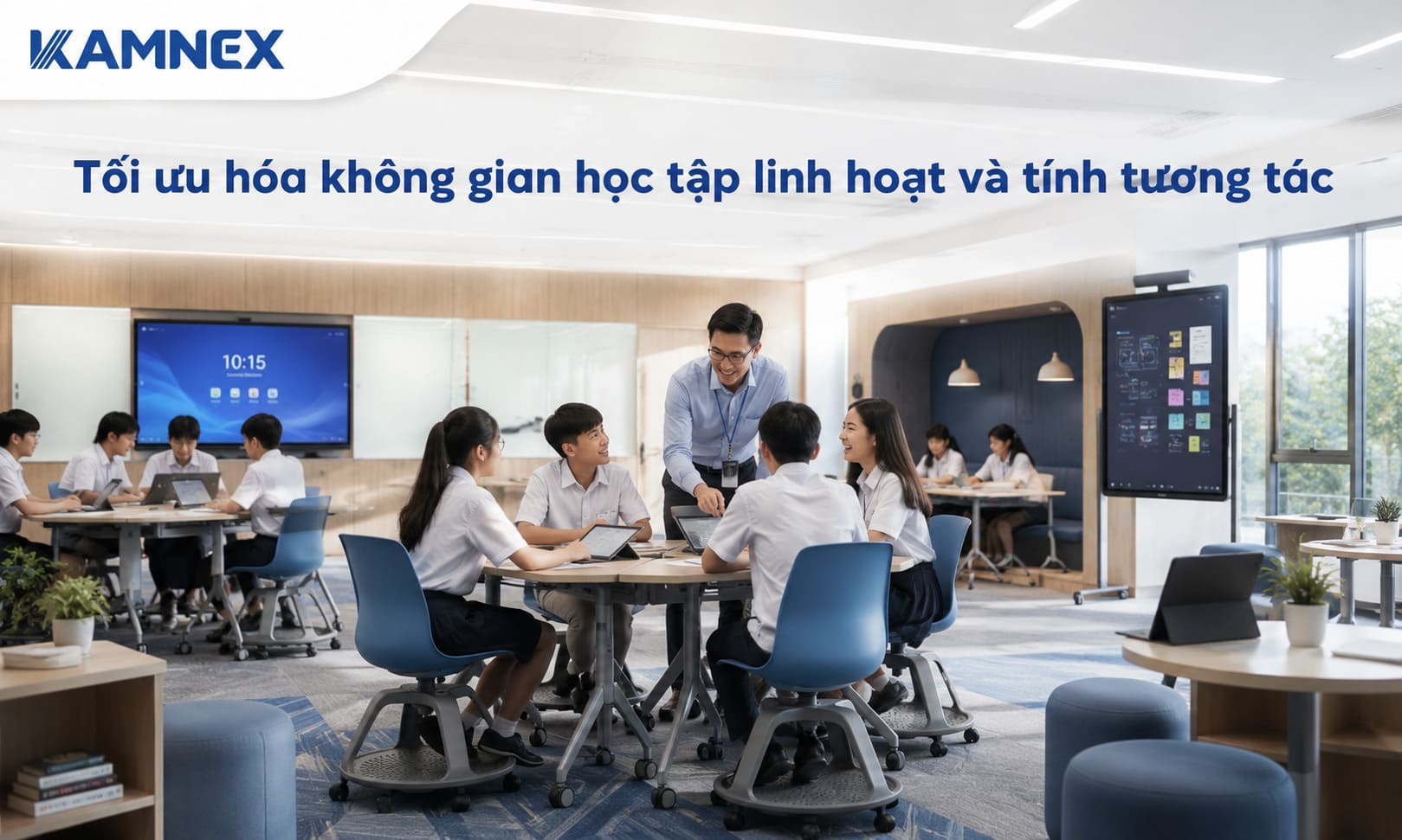 thiết kế phòng học thông minh