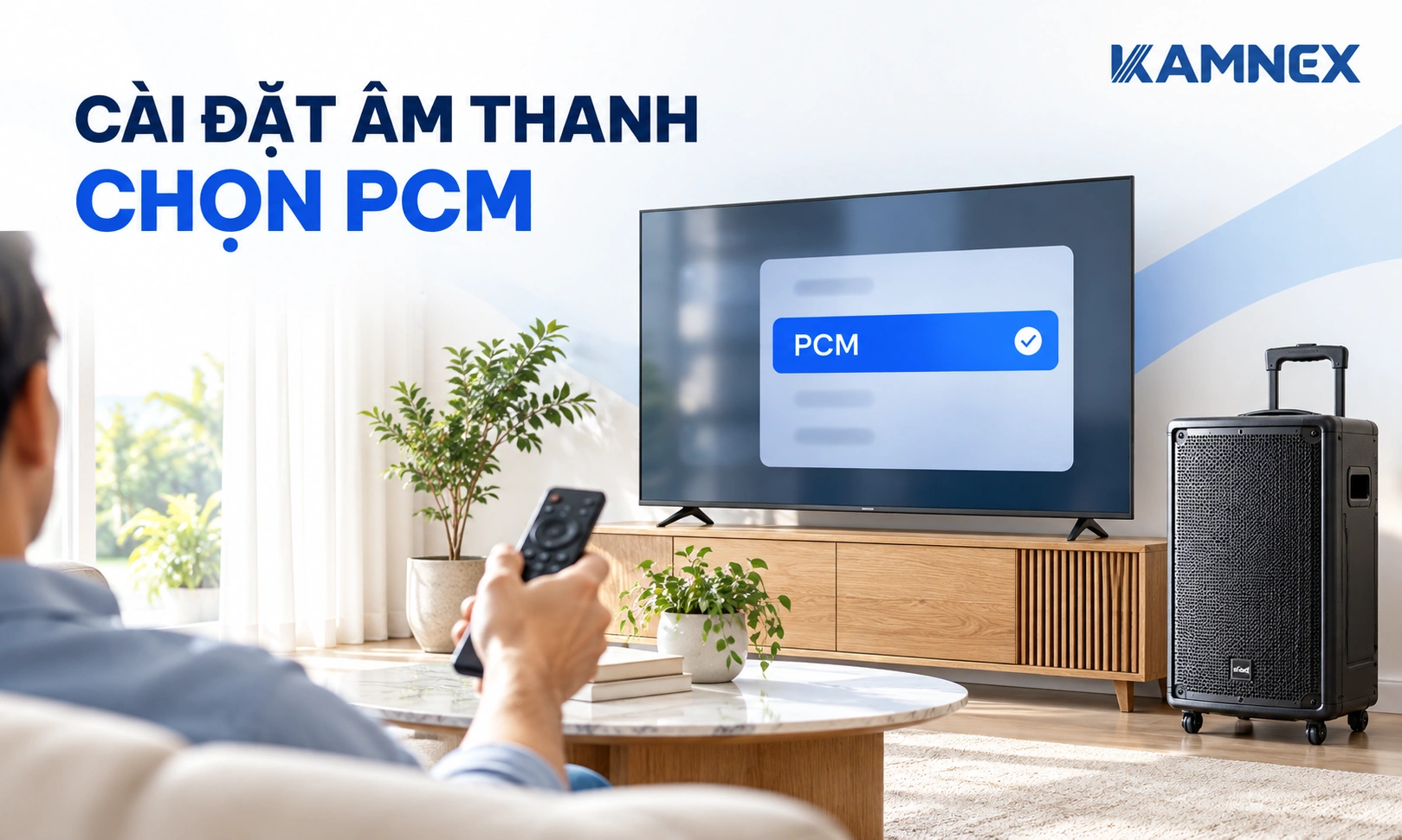 cách kết nối loa kéo với tivi