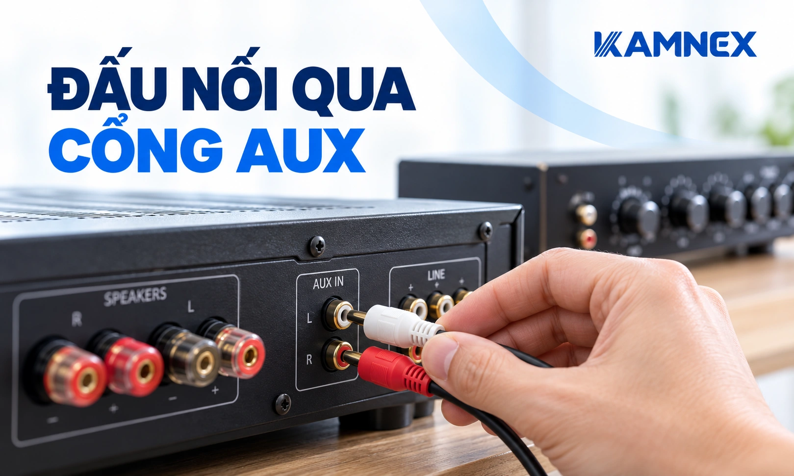 cách kết nối vang cơ với amply