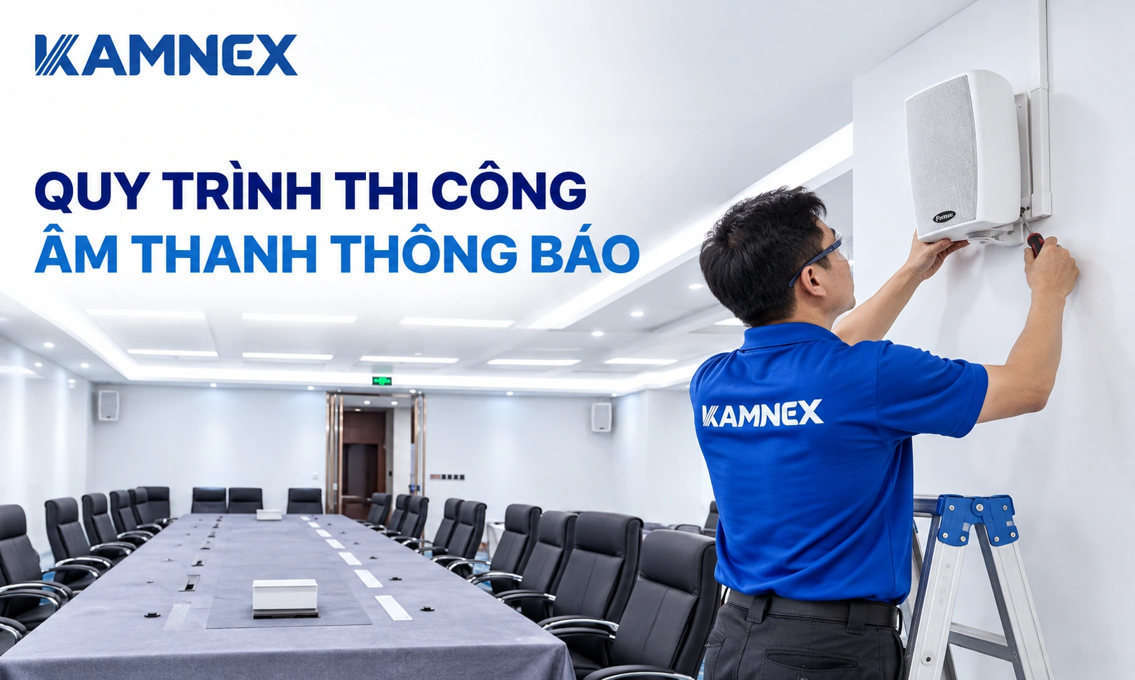 lắp đặt hệ thống âm thanh thông báo