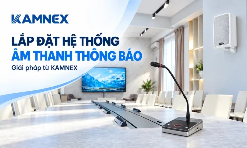 lắp đặt hệ thống âm thanh thông báo