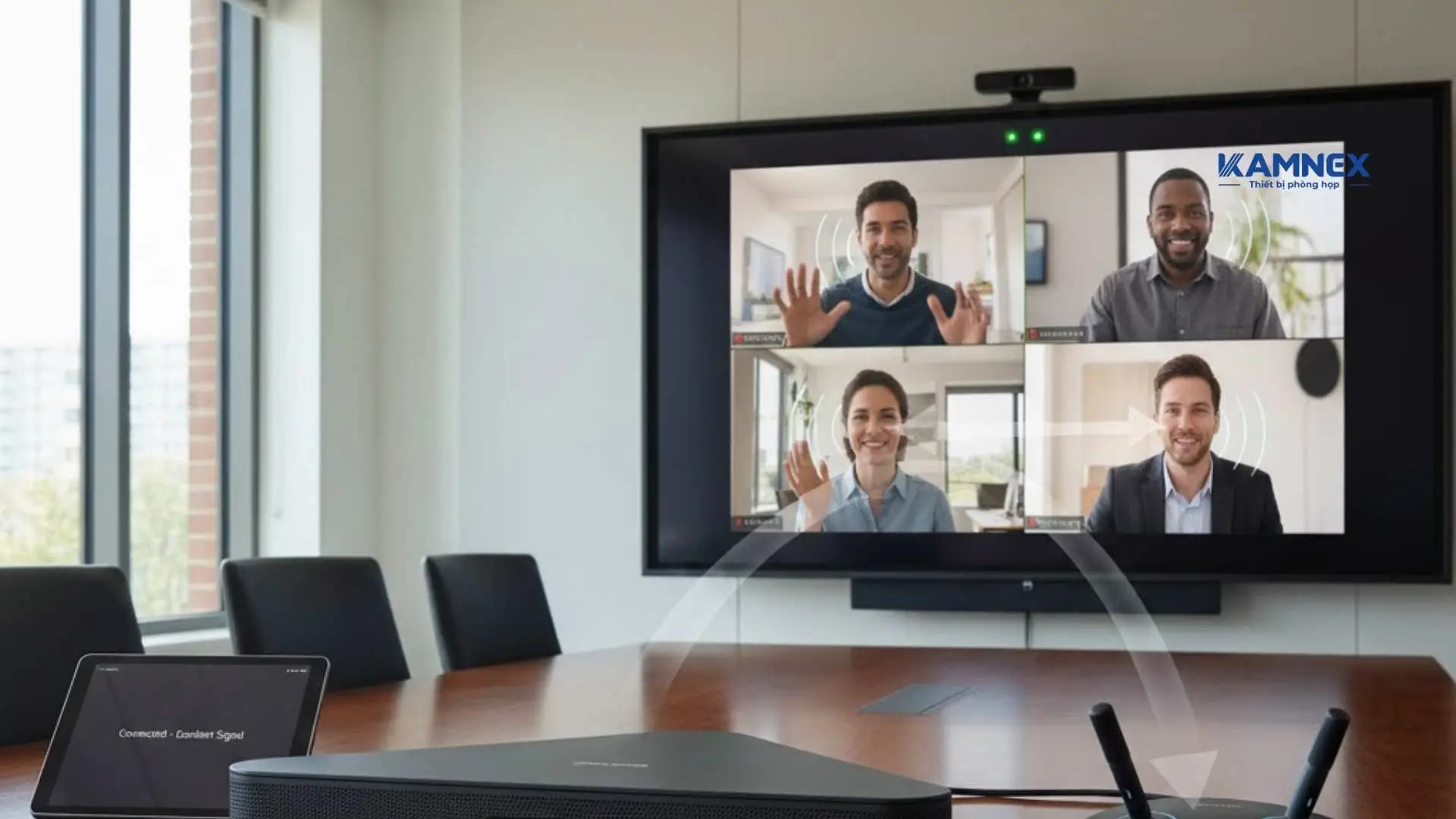 Hội nghị truyền hình Polycom – kết nối ổn định, âm thanh trung thực