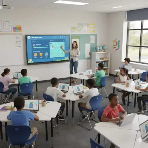 Phần mềm quản lý LMS đóng vai trò trung tâm giúp kết nối nhà trường, giáo viên, học sinh và phụ huynh trên cùng một nền tảng