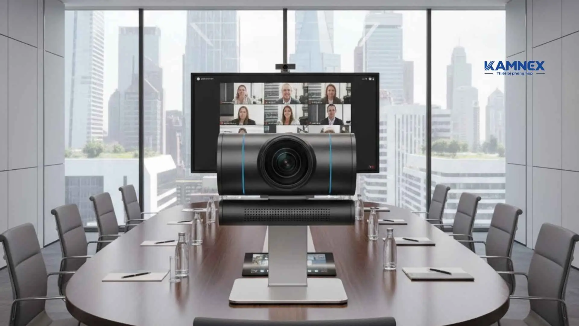 Top camera phòng họp hiện đại – góc quay rộng, âm thanh chuẩn