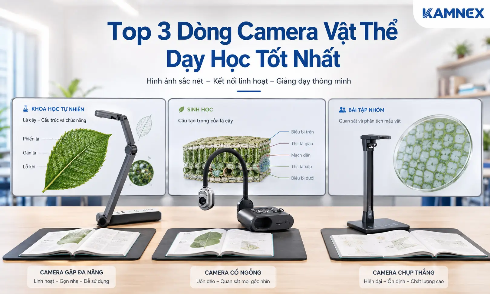 camera vật thể cho giáo dục